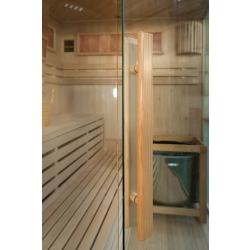 Sauna sucha z piecem MO-EA3 3-osobowa 150x120x190cm 3,5kW